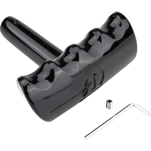 Automatic T-Handle Shape Car Gear Shift Lever Knob Shifter Black for Jeep Wrangler/Dodge Charger Challenger/Chrysler Gear Head