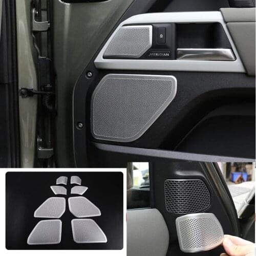 For Land rover Defender 110 90 2020-21-22 Accessories Car A Column Loudspeaker Decoration Door Horn Cover Speaker Net Protection