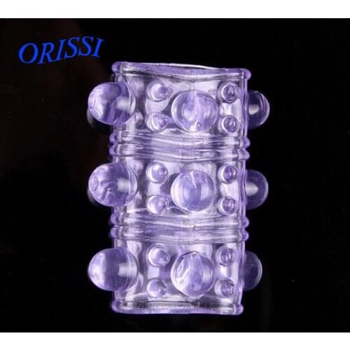 ORISSI Cock Rings Sex toys Penis Sleeves Delaying Ejaculation Rings chastity Silicone Cockring Sex Products For Men Adult Game