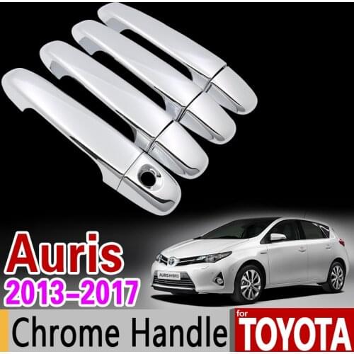 For Toyota Auris 2013-2017 E180 Chrome Handle Cover Trim Set Corolla Hatchback (AU) Scion iM 2014 2016 Accessories Car Styling