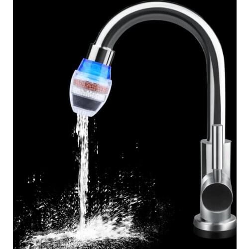 Hot New Faucet Tap Water Clean Purifier Filter Cartridge Home Kitchen Round Tap Filter Non-woven Layer Worldwide Coconut Carbon