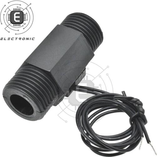 AC 220V 3A 22mm Plastic Vertical Horizontal Magnetic Water Flow Switch Self-cleaning Flow Sensor