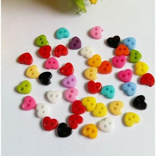 200pcs About 6mm Multicolor mix Color Optional 2 hole Resin Mini buttons Sewing Scrapbooking Decor Card Making Decorative