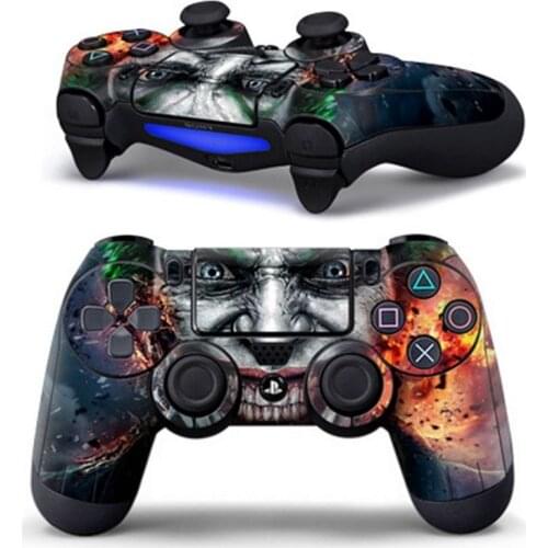 For PS4 Controller Designer Skin Stickers for Sony PlayStation 4 Wireless Controller decor Zombie logo