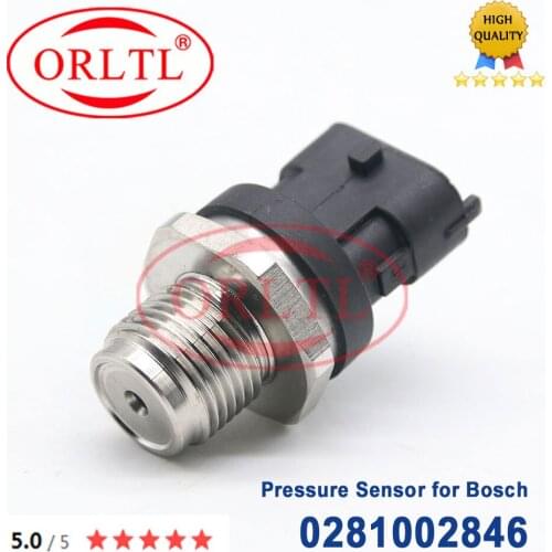 NEW 0281002846 0281006325 1800bar CR FUEL PRESSURE SENSOR 504053982 high quality common rail pressure sensor