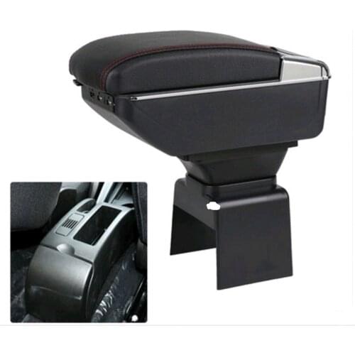 For Peugeot 307 armrest box central Store content box with cup holder ashtray USB 307 armrests box