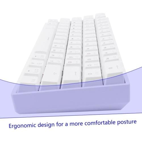 SK61 Portable 60% Mechanical Keyboard Gateron optical Switches Backlit Hot swap