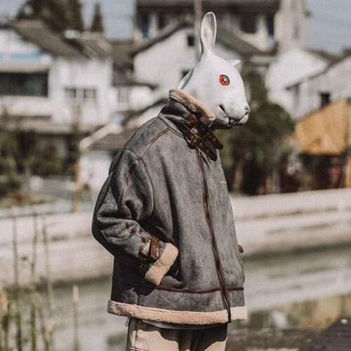 SQLYZAWN Men's Suede Jackets