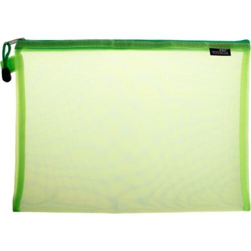 Nylon Fabric Document Bag A4 Size Zipper File Pocket Storage Organizer School Office Supplies