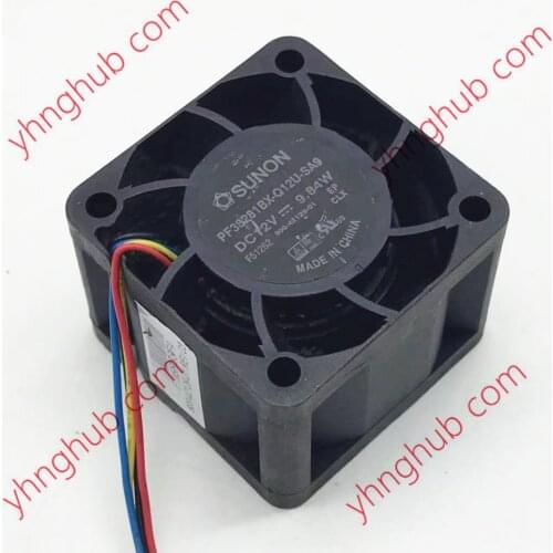 SUNON PF38281BX-Q12U-SA9 Server Cooling Fan 3-Wire DC 12V 9.84W 30x30x28mm