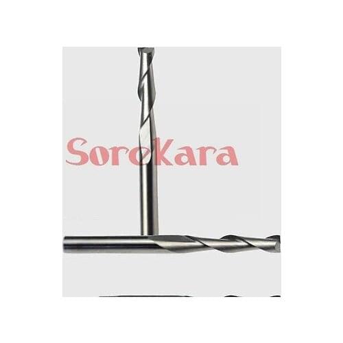 4*25mm Carbide CNC Router Bits Two Flutes End Mills Double Flutes Milling Cutter Spiral PVC Cutter