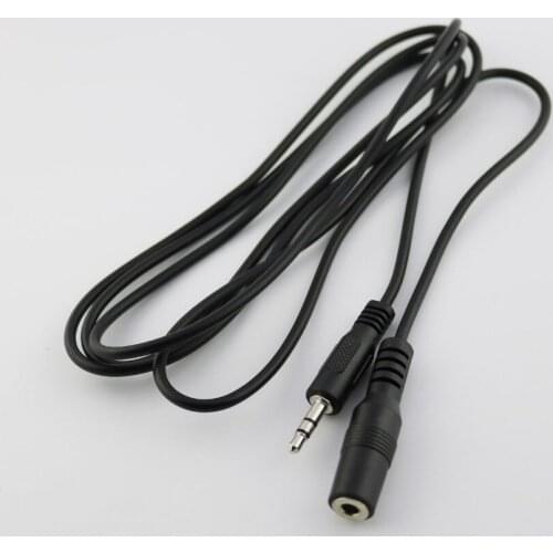 1pc 3.5mm Male to Female Stereo Headphone Audio Extension Adapter Cable MP3 PC 1.5m