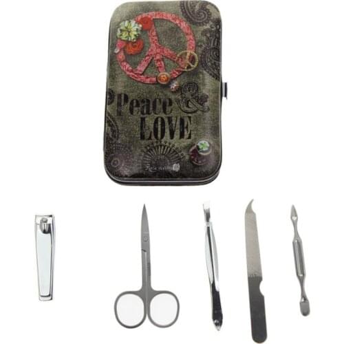 5Pcs/Set AliExpress Fast Shipping Professional Manicura Manucure Manicure Set Tools Include 1Pcs Nail Scissor 2Pcs Nail Clipper