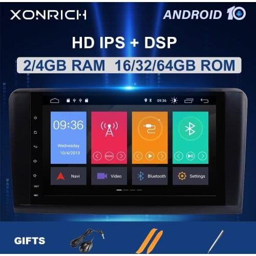 DSP 2 Din Android 10 Car Multimedia Player For Mercedes Benz CLASS ML W164 X164 ML350 ML300 GL500 ML320 ML280 GL350 GL450 GPS