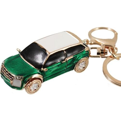 High Quality Car Alloy Keychain Keyring Pendant Car Model Key Chain Ring Holder For Mini Cooper One Countryman Accessories