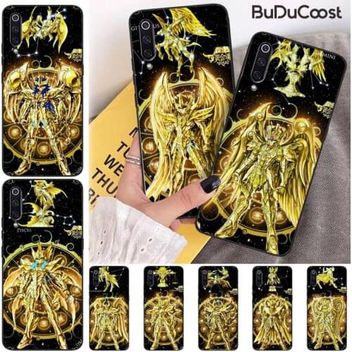 Chenel saint seiya Cover Black Soft Shell Phone Case For Xiaomi Mi 9 9T CC9 CC9E 8 SE Pro A2 Lite 6X 5 A3 A1 Max Mix 2 3