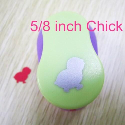Free Ship Chick shape 5/8" EVA hole punch card handmade fowl craft punch cortador de papel scrapbook chicken puncher