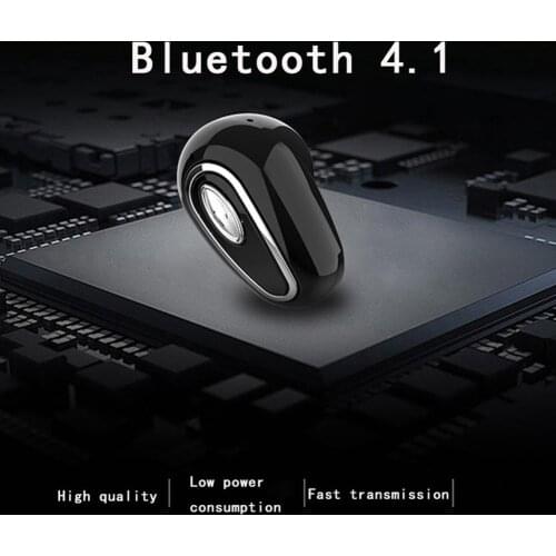 Mini Invisible Single Wireless Earphone Noise Cancelling Bluetooth Headphone Handsfree Stereo Headset TWS Earbud With Microphone