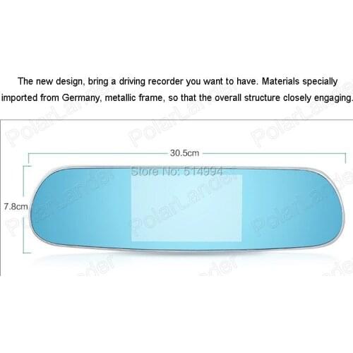 2018 new High Quality 5 Inch Android Dual Lens Mirror for most car DVR WIFI Night Visoin Maps Cam Video Recorder