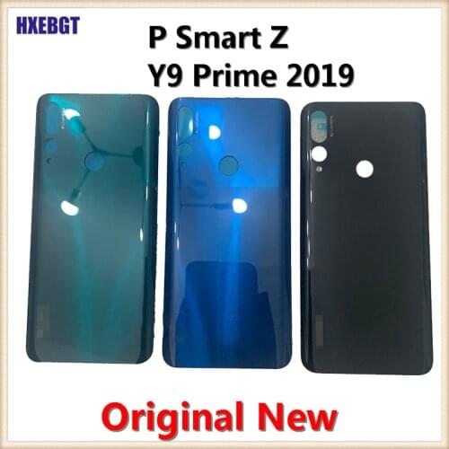 Original For Huawei P Smart Z Back Cover Y9 Prime 2019 Rear Battery Housing Door STK-L21,L22,LX3 Housing Chassis Repair Parts