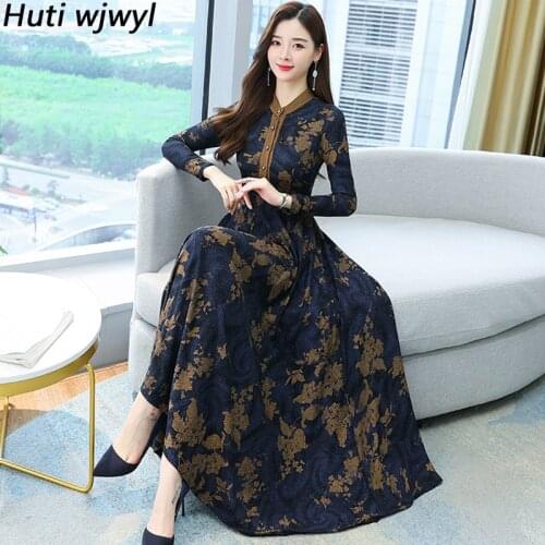 Autumn Winter Knittied 4XL Plus Size Midi Dress Women Elegant Bodycon Maxi Vestidos 2021 Casual Long Sleeve Party Evening Dress