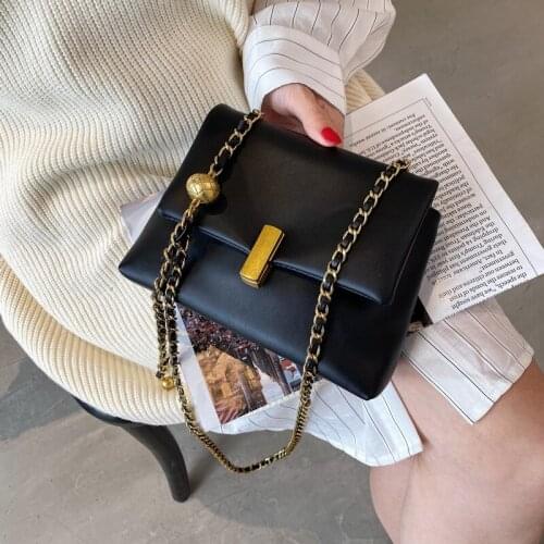 Leisure simple luxury womens bag autumn and winter 2021 new fashion versatile messenger bag net red portable small square bag