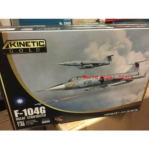 KINETIC 1/48th SCALE ROCAF STARFIGHTER F-104G MODEL KIT # K48077