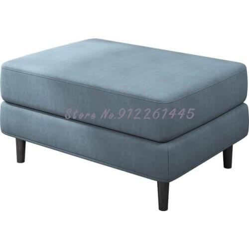 Nordic Fabric Foot Small Sofa Stool Footrest Square Shoe Changing Stool Bed End Makeup Stool