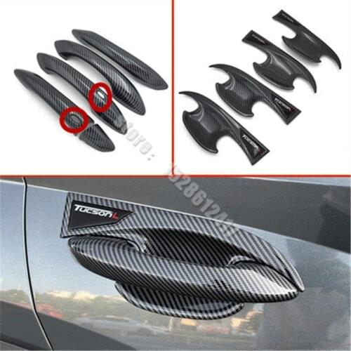 Car Styling ABS Door Handle Cover Door Handle Bowl Trim for Hyundai Tucson L 2021