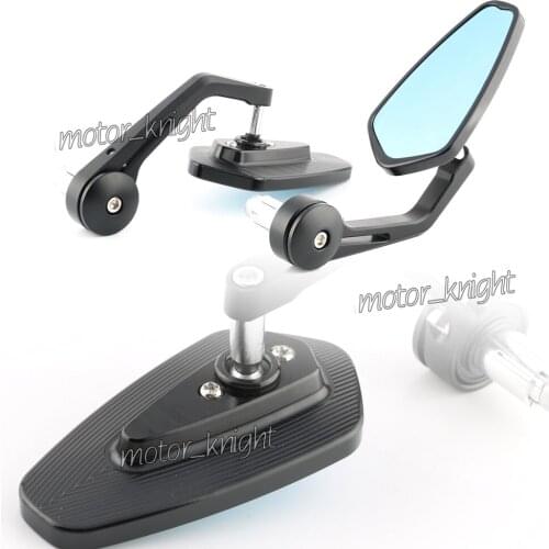 Universal Rear View Mirror 7/8"" 22mm Handle Bar Motorcycle Bar End Mirror For Kawasaki z125 z800 z750 z250 z1000 z900 er6n er6f