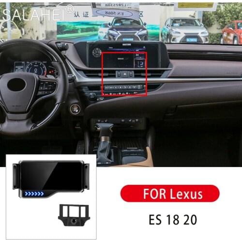High Quality For Lexus ES 18 20 Car Phone Holder Air Vent Stand Mobilephone Auto Support Mount Car Phone Bracket Car Accessories