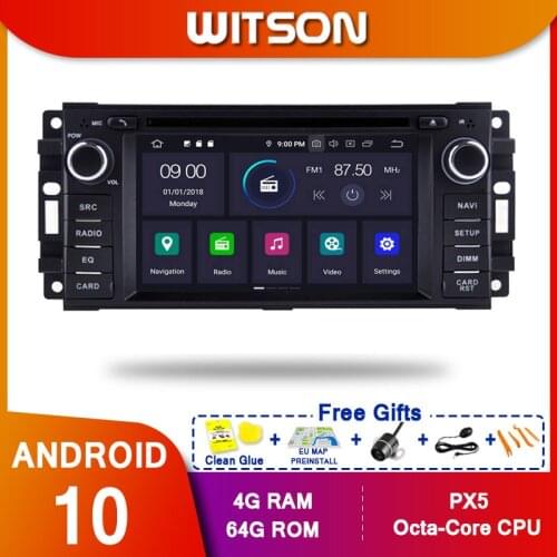 WITSON Android10 Octa core PX5 CAR DVD player For JEEP COMPASS JEEP WRANGLE JEEP GRAND CHEROKEE IPS CAR GPS NAVIGATION