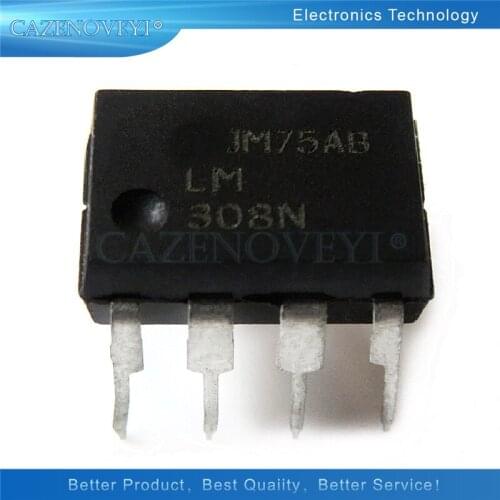 10pcs/lot LM308N LM308 308N DIP-8 In Stock