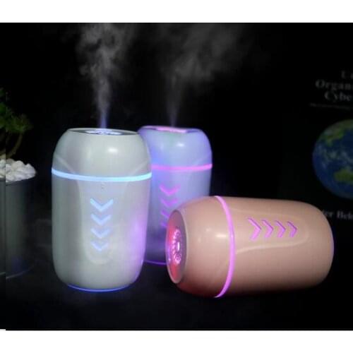 200ml 3 in 1 Aroma Essential Oil Diffuser Ultrasonic air Humidifier Air Purifier with LED Night light and USB fan for Office Hom