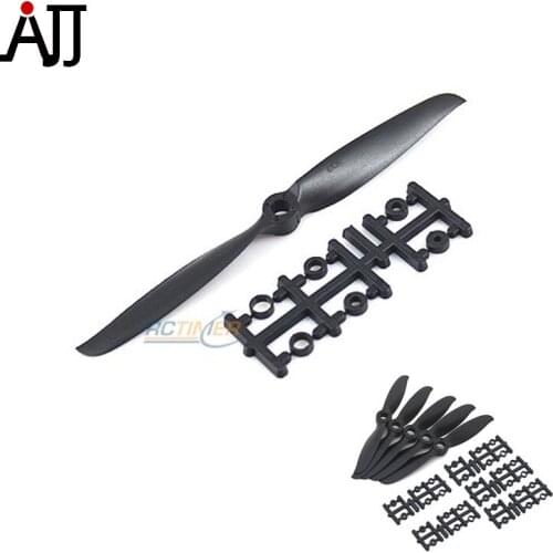 5pcs/bag Rctimer 4.1x4.1E Precision Sport Propeller with Shaft Adaptation 5*4.1x4.1E Black Color Props