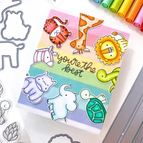 5PCS/Metal Cutting dies cut die mold Personality stripes decoration Scrapbook paper craft knife mould blade punch stencils dies