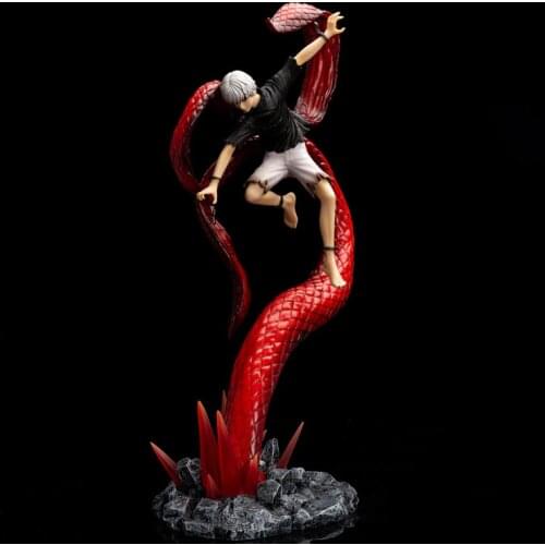 Anime Tokyo Ghoul Kaneki Ken Battle Ver. PVC Action Figure Collectible Model Toys Doll Large Size Figure 43cm