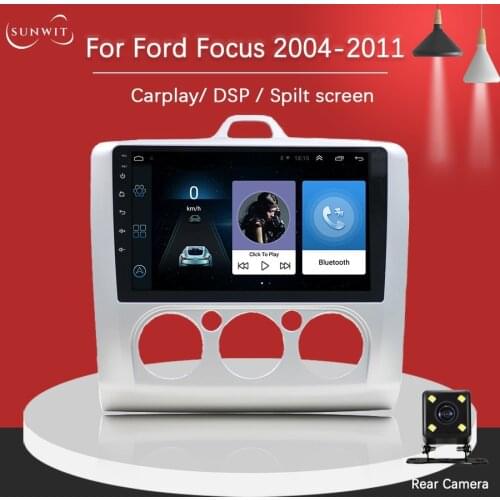 For Ford Focus 2 2004-2011 Car Radio Multimedia Video Player GPS Navigation Stereo Autoradio 2Din Android 10.0 Mirror Link WIFI