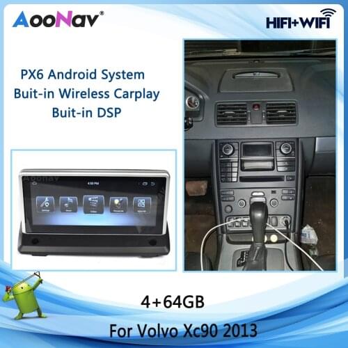 Px6 Android 2 Din Car Radio For Volvo Xc90 2005- 2013 2014 2015 2016 GPS Navigation Multimedia Stereo Autoradio DVD Player