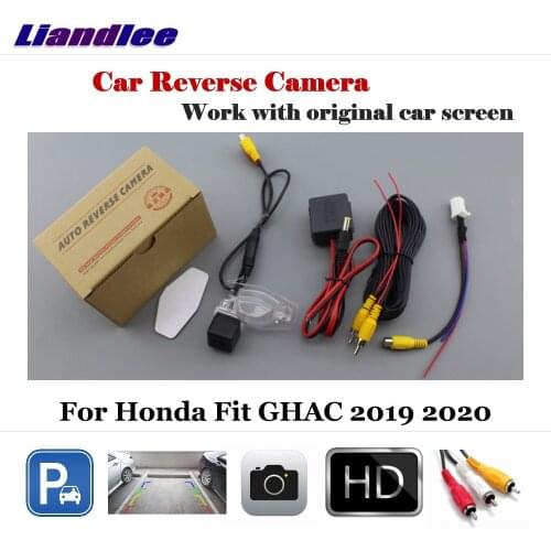 Car Rear View Camera For Honda Fit GHAC 2019 2020 Vehicle Camera Back Up Camera Car Accessories Alarm Systems