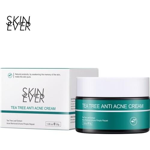 Tea Tree Anti-Acne Cream Oil Control Moisturizing Pimple Removal Spots Oil Control Acne Treatment Serum Face Skin Care Essence