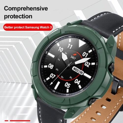Watch Case For Samsung Galaxy Watch 3 Bezel Ring R840 Watch Case Cover Screen Protector Case Shell For Samsung