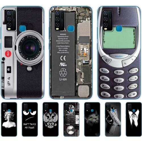 For Vivo Y30 Y50 Case Soft TPU Silicon Cover For Vivo Y 30 50 Coque VivoY30 VivoY50 Case Phone Back Protective Bumper Shell Bag