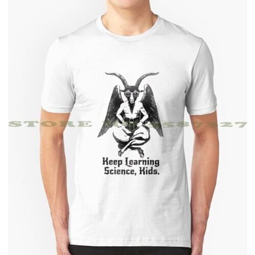 Keep Learning Science Kids Devil Cool Design Trendy T-Shirt Tee Devil Science Learning Satan Hell Metal Keep Learning Science