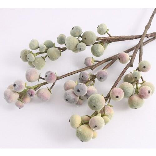 2Pcs Simulation Foam Loquat Fruit Artificial Fruits Home Decoration Living Room Flower Arrangement Accessories Fake Plants Fruit