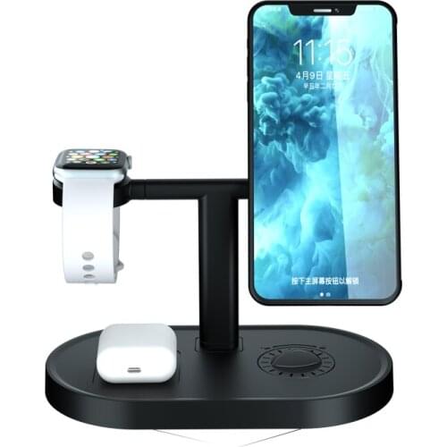 Magnetic Wireless Charger for iPhone 12 12 Pro Max Mini 15W 3 in 1 Fast Charging Station For Airpods Apple Watch Charger Stand