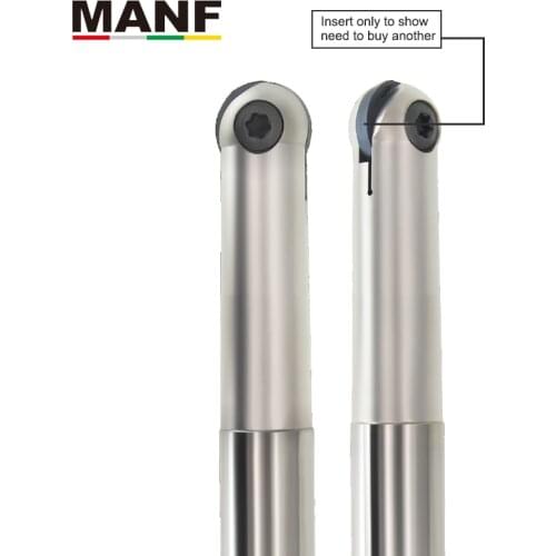 MANF T2139 Milling Holder Indexable mirror Ball end mill milling cutter for Cnc Hardened Aseismic Rod Machine Inserts Tool mill
