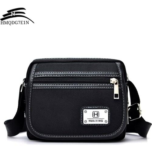 2018 New Fashion Korean Mens Messenage Bags Oxford Small Man Bags Black Brown Crossbody Shoulder Bag Wholesale