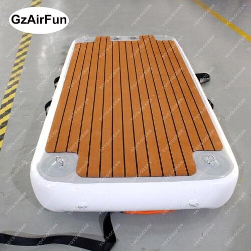 Inflatable water leisure floating platform water yoga inflatable dock