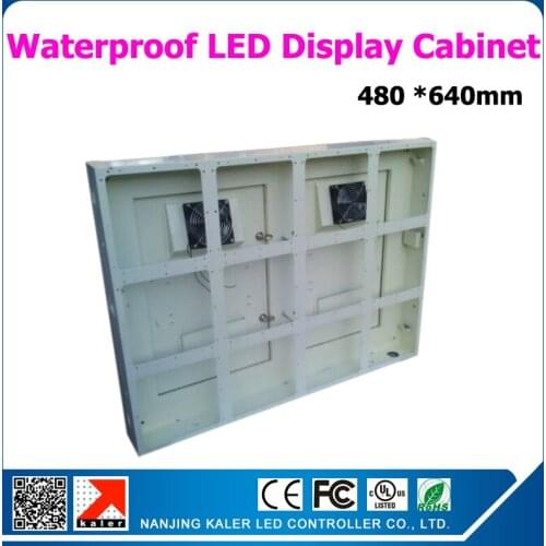 P10 led display cabinet waterproof standard cabinet for led display 640*480mm outdoor cabinet